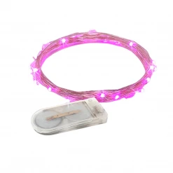 - No Manufacturer - 6' Pink LED Battery Operated Fairy Lights (Each) Light-Ups