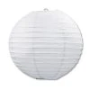 Plush Appeal, LLC Party Supplies 18" White Round Paper Lantern (Each)