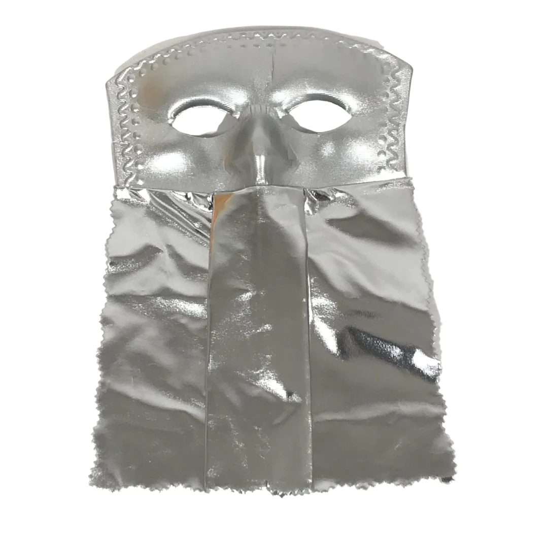 Plush Appeal, LLC Party Supplies Silver Lame Mask With Elastic Band (Each) 3 Plush Appeal, LLC Party Supplies Silver Lame Mask With Elastic Band (Each)
