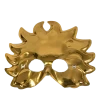 Plush Appeal, LLC Party Supplies Metallic Gold Masquerade Mask With Elastic Band (Each) 2 Plush Appeal, LLC Party Supplies Metallic Gold Masquerade Mask With Elastic Band (Each)