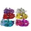 Plush Appeal, LLC Party Supplies Metallic Mask With Flower And Ribbon Tie - Assorted Colors (Pack Of 6) 2 Plush Appeal, LLC Party Supplies Metallic Mask With Flower And Ribbon Tie - Assorted Colors (Pack Of 6)