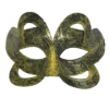 Plush Appeal, LLC Party Supplies Gold Decorated Mask With Ribbon Tie (Each) 2 Plush Appeal, LLC Party Supplies Gold Decorated Mask With Ribbon Tie (Each)