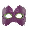 Plush Appeal, LLC Party Supplies Matte Tall Purple, Green And Gold Mask With Ribbon Tie (Each) 2 Plush Appeal, LLC Party Supplies Matte Tall Purple, Green And Gold Mask With Ribbon Tie (Each)