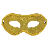 Plush Appeal, LLC Glittered Mask With Gold Trim And Ribbon Tie (Each) 1 Plush Appeal, LLC Glittered Mask With Gold Trim And Ribbon Tie (Each)
