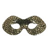 Plush Appeal, LLC Black And Gold Iridescent Mask (Each) Party Supplies 1 Plush Appeal, LLC Black And Gold Iridescent Mask (Each) Party Supplies