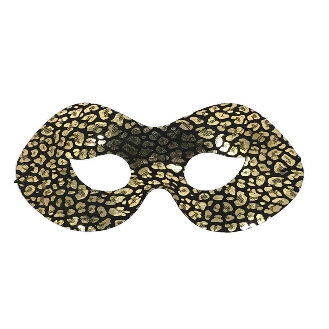 Plush Appeal, LLC Black And Gold Iridescent Mask (Each) Party Supplies 3 Plush Appeal, LLC Black And Gold Iridescent Mask (Each) Party Supplies