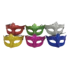 Plush Appeal, LLC Cut Out Hard Plastic Glitter Mask With Confetti And Ribbon Tie - 6 Assorted Colors (Pack Of 6) Party Supplies 2 Plush Appeal, LLC Cut Out Hard Plastic Glitter Mask With Confetti And Ribbon Tie - 6 Assorted Colors (Pack Of 6) Party Supplies