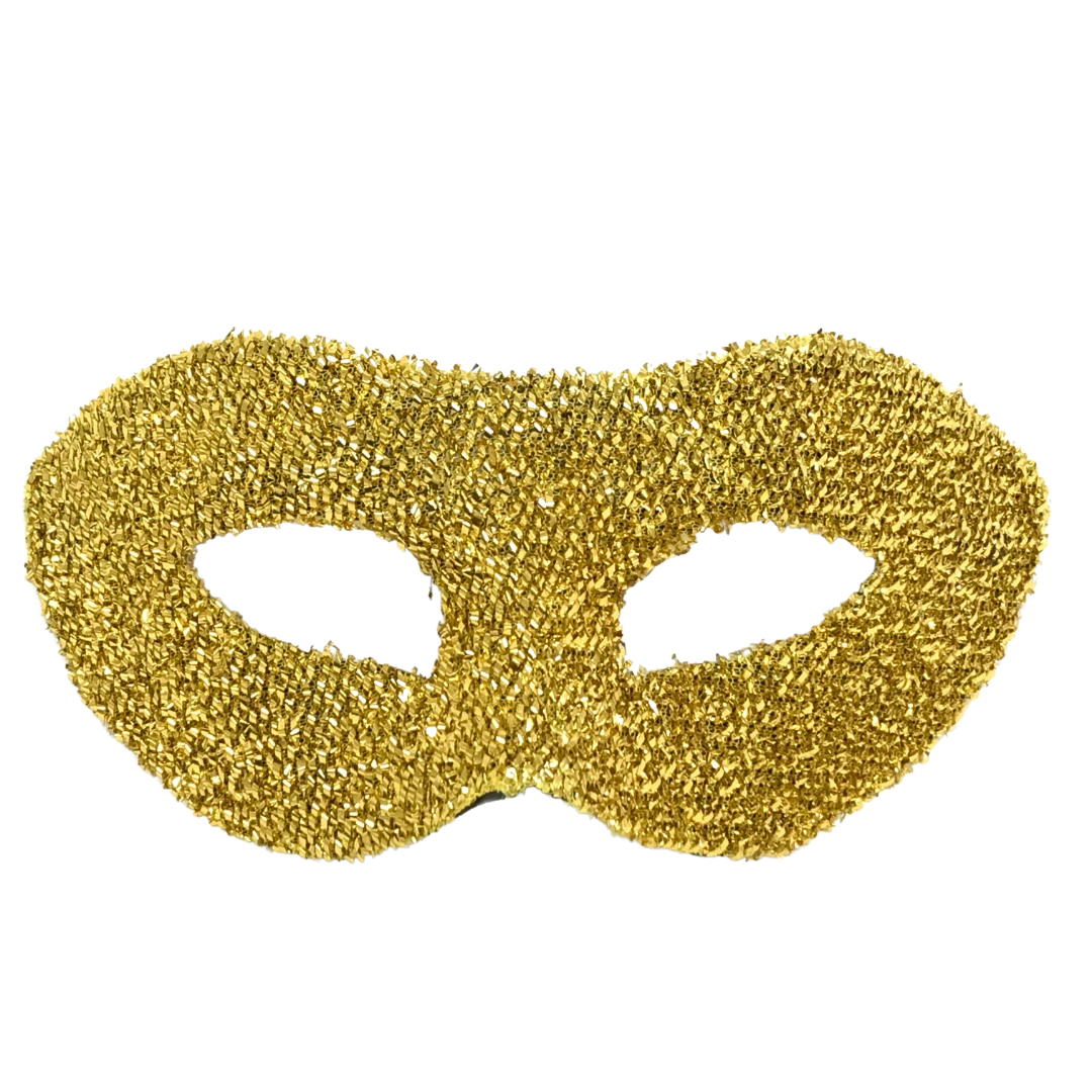 Plush Appeal, LLC Yellow Hard Plastic Crinkle Mask With Ribbon Tie (Each) Party Supplies Plush Appeal, LLC Yellow Hard Plastic Crinkle Mask With Ribbon Tie (Each) Party Supplies