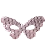 Plush Appeal, LLC Pink Butterfly Mask With Sequins And Ribbon Tie (Each)