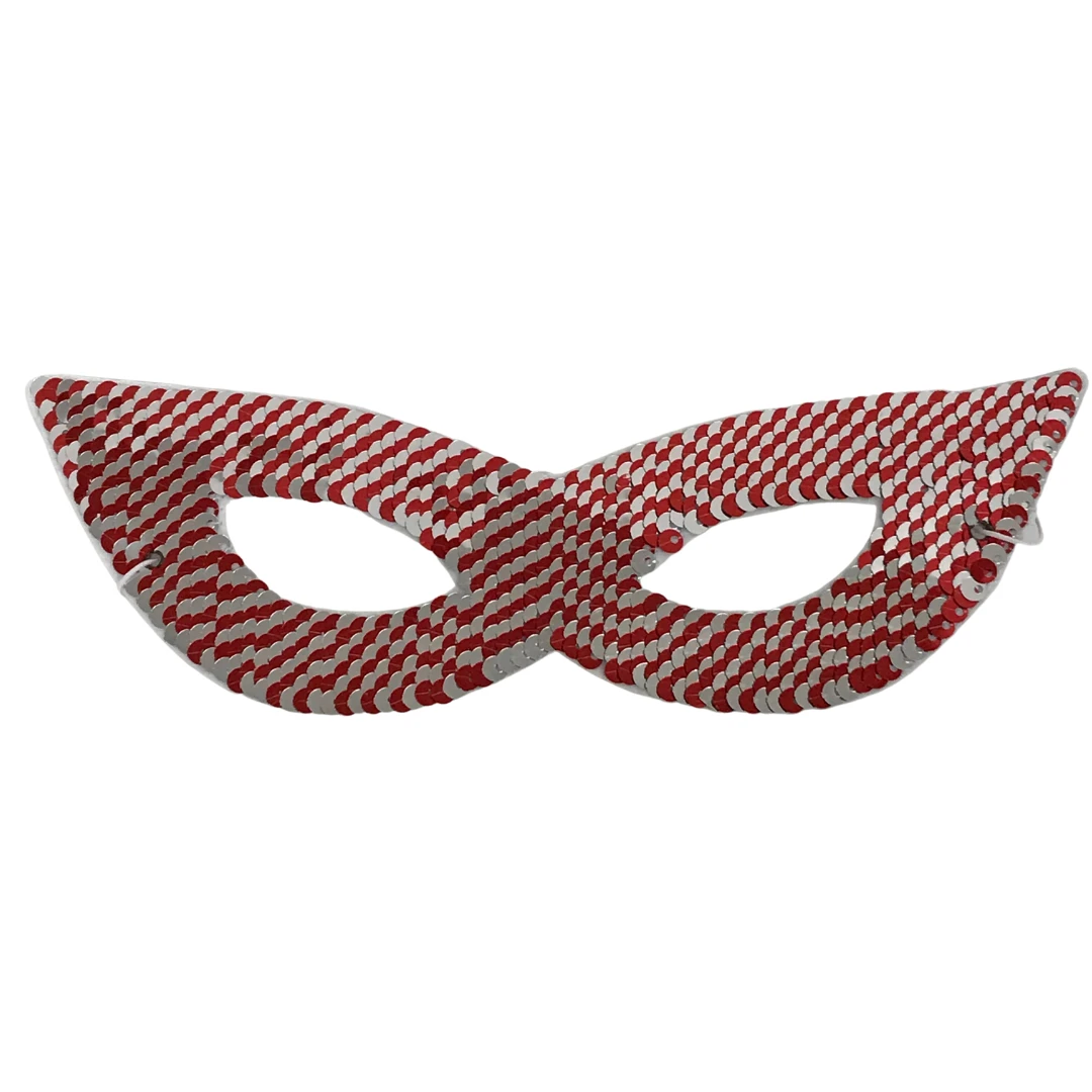Plush Appeal, LLC Hot Pink And Silver Sequin Mask (Each) Party Supplies 3 Plush Appeal, LLC Hot Pink And Silver Sequin Mask (Each) Party Supplies