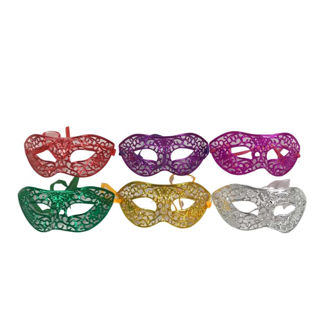 Plush Appeal, LLC Party Supplies Metallic Mask Set - Assorted Colors (Pack Of 6) 3 Plush Appeal, LLC Party Supplies Metallic Mask Set - Assorted Colors (Pack Of 6)