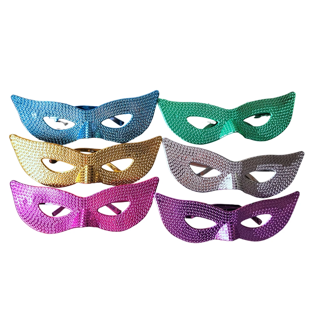 Plush Appeal, LLC Assorted Colors Sequin Mask/Glasses (Each) Party Supplies 3 Plush Appeal, LLC Assorted Colors Sequin Mask/Glasses (Each) Party Supplies