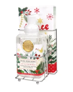 Plush Appeal, LLC Michel Design Works Joy To The World Foaming Soap & Napkin Set (Each) Gifts & Apparel