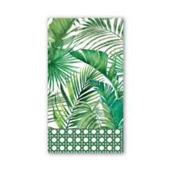 MGSPOT Gifts & Apparel Michel Design Works Palm Breeze Hostess Napkins - 7.5" X 4.5" (Pack Of 15)
