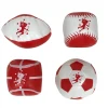 Mardi Gras Spot 4" Red And White Valentine's Vinyl Sports Ball - 4 Styles (Dozen) 2 Mardi Gras Spot 4" Red And White Valentine's Vinyl Sports Ball - 4 Styles (Dozen)