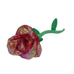 Plush Appeal, LLC Stuffed Toys 26" Long Stem Rose - Red Lame (Each)