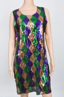 Sale Harlequin Sequin Dress (Each)