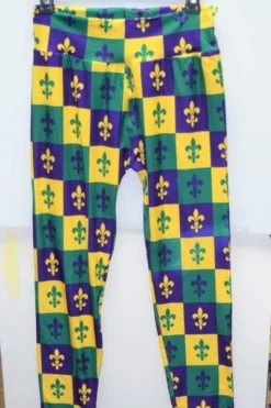 Sale Gifts & Apparel Harlequin With Fleur De Lis Leggings (Each)