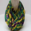 Sale 72" Purple, Green And Yellow Camouflage Scarf (Each) 1 Sale 72" Purple, Green And Yellow Camouflage Scarf (Each)