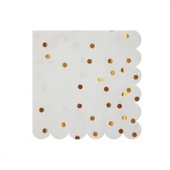 Sale Party Supplies Rose Gold Small Napkins (Pack Of 16)