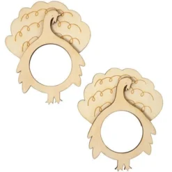 - No Manufacturer - Tableware Turkey Napkin Ring (Pack Of 8)