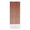 Plush Appeal, LLC Party Supplies Rose Gold Foil Party Straws (Pack Of 24)
