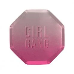 Sale Girl Gang Side Plate (Pack Of 8) Party Supplies