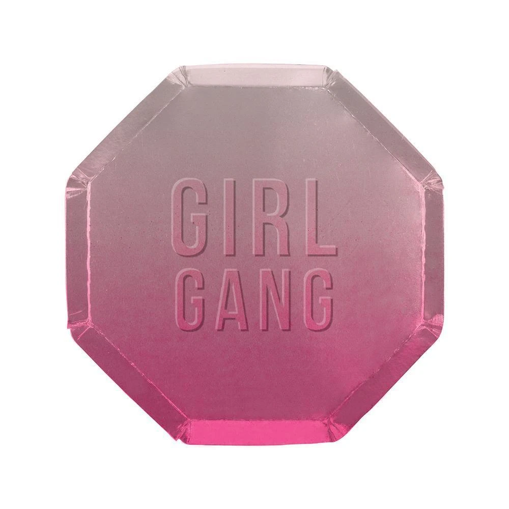 Sale Girl Gang Side Plate (Pack Of 8) Party Supplies 3 Sale Girl Gang Side Plate (Pack Of 8) Party Supplies