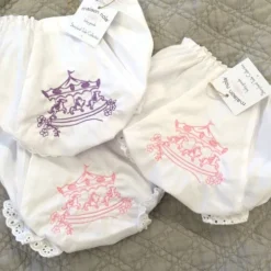 Sale Gifts & Apparel Carousel Embroidered Bloomers - Pink Or Purple (Each)