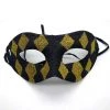 Plush Appeal, LLC Party Supplies Black And Gold Harlequin Mask (Each) 2 Plush Appeal, LLC Party Supplies Black And Gold Harlequin Mask (Each)