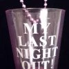 Sale My Last Night Out Shot Glass Necklace Beads