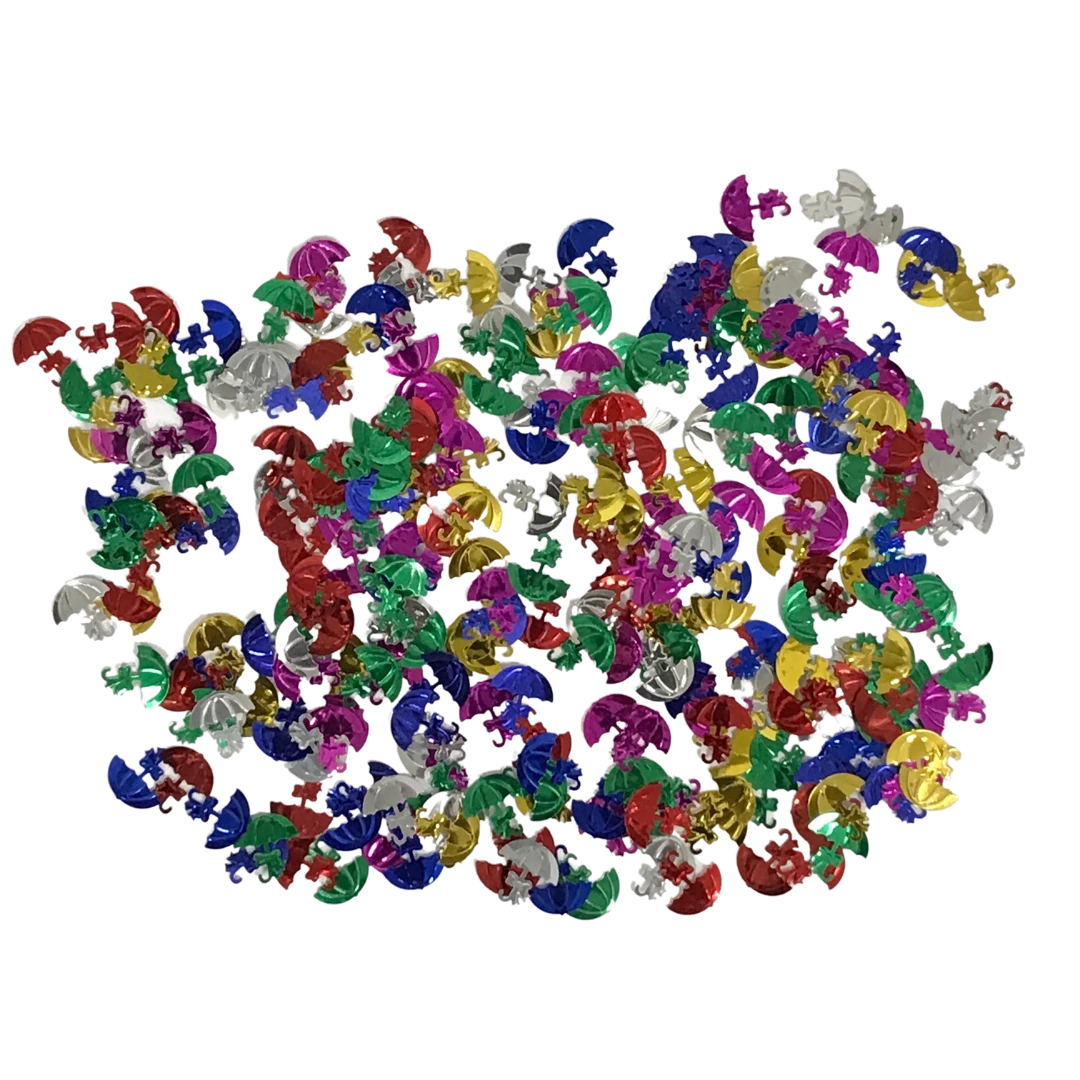 Sale Metallic Umbrella Confetti (Each) Sale Metallic Umbrella Confetti (Each)