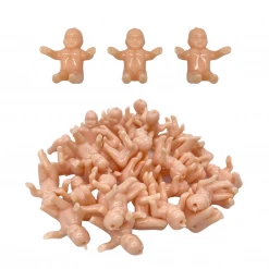 Plush Appeal, LLC Small King Cake Baby 2.5cm - Peach (3 Dozen)