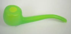 Mardi Gras Spot 5" Plastic Green Pipe (6 Dozen)