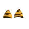 Plush Appeal, LLC Headbands Tiger Ear Hair Clips (Pair)