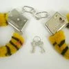 Mardi Gras Spot Tiger Handcuffs With Keys (Each) 2 Mardi Gras Spot Tiger Handcuffs With Keys (Each)