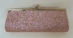 Sale Multicolor Glitter Clutch Purse 8" X 3" With Chain (Each) Novelties