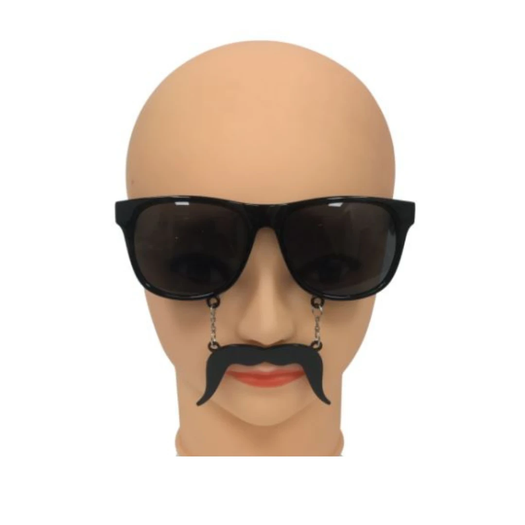 Sale Black Sunglasses With Mustache (Each) Sale Black Sunglasses With Mustache (Each)