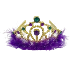 Plush Appeal, LLC Princess Tiara With Purple Trim (Each) Headbands