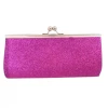 Sale Novelties Large Hot Pink Glitter Clutch Purse 9.5" X 4.5" (Each)