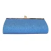 Sale Royal Blue Glitter Clutch Purse 8" X 3" With Chain (Each) Novelties