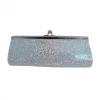 Sale Iridescent Disco Clutch Purse 8" X 3" With Chain (Each) Novelties
