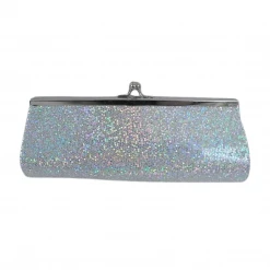 Sale Iridescent Disco Clutch Purse 8" X 3" With Chain (Each) Novelties