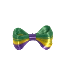 Sale Purple, Green And Yellow Hair Bow (Each)