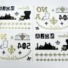 Sale Party Supplies NOLA Themed Tattoo (Pack Of 4)