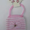Sale Pink Purse With White Stripes And Pink Handle (Dozen) - Closeout Novelties 1 Sale Pink Purse With White Stripes And Pink Handle (Dozen) - Closeout Novelties