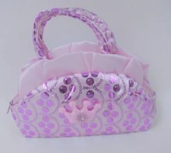 Sale Pink Purse With Sequins And Pink Handle (Dozen) - Closeout