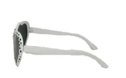 Sale White Heart Shaped Sunglasses (Each) Novelties
