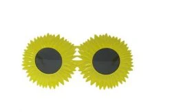 Mardi Gras Spot Novelties Sunflower Sunglasses (Each)