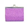 Sale Novelties Small Purple Glitter Coin Purse 3" X 2.5" (Each)